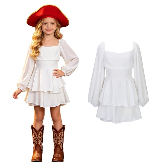 Kids Pirate Girls Pirate Dress Halloween Girls Outfit Party Clothes Girls Size 5-14 Years