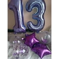 thumbnail image 5 of 40 Inch Number Balloon Purple 7 Balloon Purple Party Decorations, 7 Number, Purple Seven Birthday, Number 7 Birthday Party Wedding Anniversary Decorations Supplies, 5 of 15