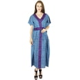 thumbnail image 1 of Bimba Kaftan Long Maxi en Coton pour Femmes, Caftan de Nuit, Couvre-Maillot, 1 of 6
