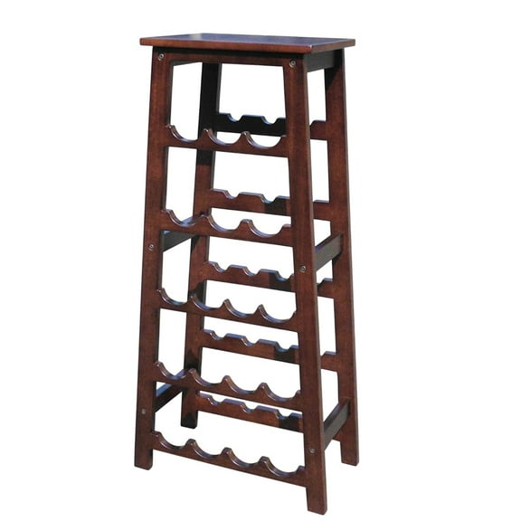 Offex Handmade Mahogany Wood Elegancy Wine Rack