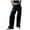 Light Blue, variant on Wide Leg Jeans Woman Solid Color Retro Low Waist Washed Straight Jeans Street Denim Pants Classic Fit Denim Pants Fall 2025 with Pocket