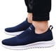 thumbnail image 1 of Deporte Casuales para Correr Zapatos Descalzos Transpirables Antideslizantes Deportivos Al Aire Libre (44) Azul, 1 of 9