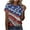 Multicolor, variant on Uaswgudfs Women's Patriotic US Flag Sequined Star Striped T-Shirt - 4th of July Glamorous Tops & Shirts Multicolor L