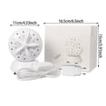 thumbnail image 3 of Klonfd Turbine Mini Washing Machine Portable Rotating Laundry For Travel/Home Plug In Operation With Plug, 3 of 6