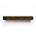 Dogberry Collections Rustic Fireplace Mantel Shelf