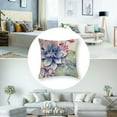 thumbnail image 5 of Cactus Pillow Covers  Summer Green Cactus Succulent Plants Decorative Throw Pillow Cover Mexican Flower Cushion Cover Home Sofa Decorative Square (Cactus floral), 5 of 7