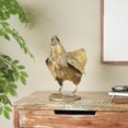thumbnail image 2 of DecMode 13" Patina Chicken Garden Sculpture, 2 of 9
