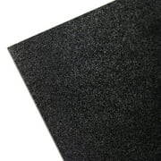2 Pack- BLACK ABS PLASTIC SHEET 1/8" Thick 12" X 24" ^