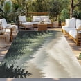 thumbnail image 2 of Mountains Outdoor Rug for Patio/Deck/Porch, Non-Slip Large Area Rug 3 x 5 Ft, Watercolor Forest Nature Pine Trees Landscape Indoor Outdoor Rugs Washable Area Rugs, Camping Rug Carpet Runner, 2 of 8