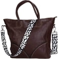 thumbnail image 3 of SURJDE Crossbody Strap for Purses Replacement Adjustable Guitar Multicolor Style Handbag Straps, White Leopard Silver Hardware, Medium, Thermal, 3 of 4
