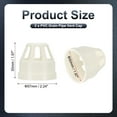 thumbnail image 2 of Uxcell 2 Pcs Bouchon de Vidange en PVC, Bouchon de Tuyau de Ventilation de 2 Pouces, Bouchon de Cheminée Rond pour Système d'Échappement de Ventilation DWV, Blanc, 2 of 5