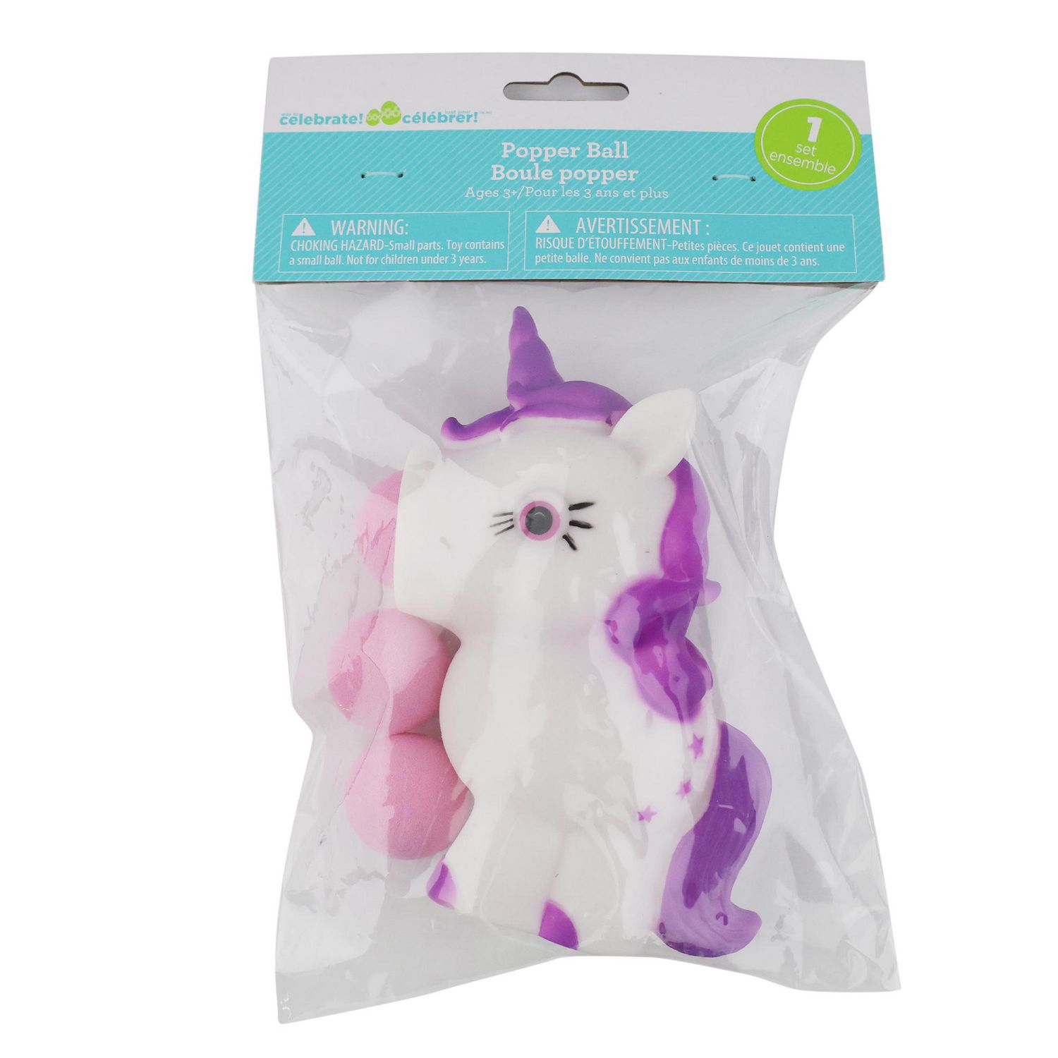 Way to Celebrate! 4CT POPPER BALL, NOVELTY