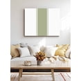 thumbnail image 4 of Sage Green Striped Wall Art for Living Room,Canvas Picture Wall Decor for Bathroom Bedroom,Modern Geometric Abstract Art Painting Artwork for Office Kitchen Hallway Dining Room Home Decor 24"x32", 4 of 8