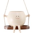 thumbnail image 3 of Cabeza Resina Swing Suculenta Flower Pot para Regalos Navidad, 3 of 9