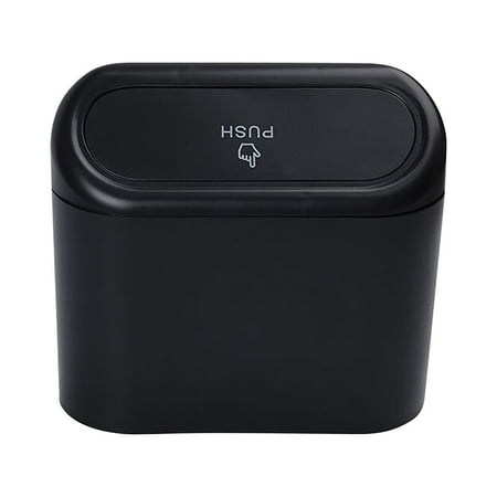 Puntoco Special Offers Clearance Car Trash Can Car Chair Back Car Door Hanging Storage Box Multi-Function Garbage Bag Black