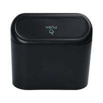 Puntoco Special Offers Clearance Car Trash Can Car Chair Back Car Door Hanging Storage Box Multi-Function Garbage Bag Black
