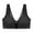 Black, variant on Utoimkio Wireless Bras for Women Front Closure Push Up Bras for Women Comfort Breathable Everyday Bras