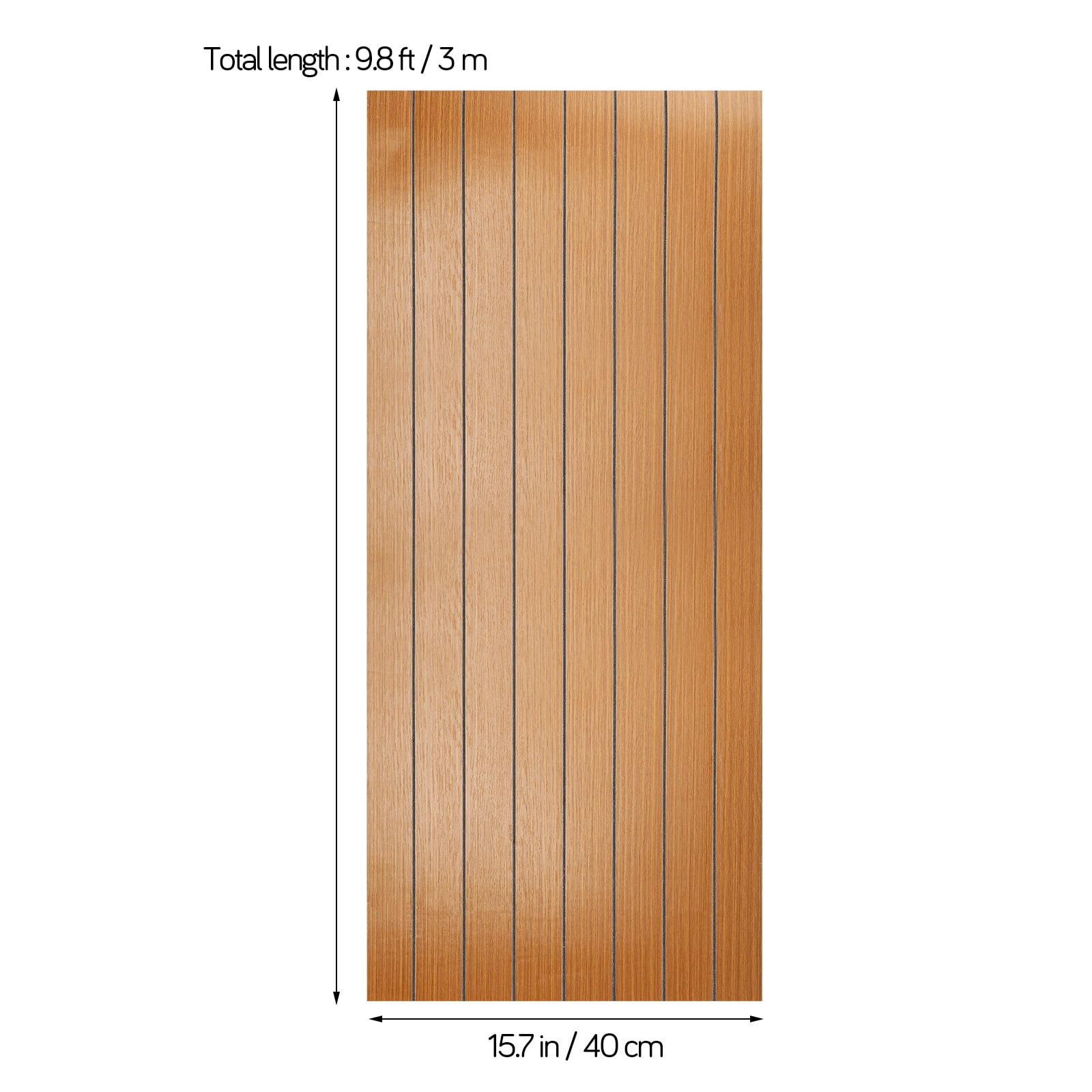 1 Roll Wood Grain Panels for Wall: 40cm x 3m 3D Faux Wood Wall Panels Accent Wallpaper for Interior Living Room Office Decor