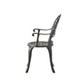 thumbnail image 3 of Cast Bistro Set for Outdoor Use | Keeps Beverages Chilled | Aluminum Material | Comes with 2 Chairs and Table, 3 of 6