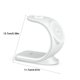 thumbnail image 5 of Methold Soporte de inalámbrico Teléfono móvil Relojes inteligentes Auriculares Estación de carga de Puerto tipo C Cuna Hogar Teléfono y Comunicación Blanco, 5 of 6