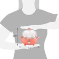 thumbnail image 6 of Elite Gourmet Automatic Easy Egg Cooker, 7 Eggs, Coral-EGC007C, 6 of 9