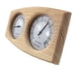 thumbnail image 4 of Termómetro de sauna 2 en 1 Termómetro higrómetro de madera Termómetro Higrómetro Accesorios de sauna de vapor, 4 of 5