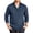 Blue, variant on TOUMENY Men Zip Up Sweater High Neck Long Sleeve Solid Casual Comfy Slim Fit Pullover Fashion Knit Fall Winter Layer Tops Jacket Beige XXXL