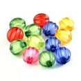 thumbnail image 2 of U8MO 110pcs Transparent Acrylic Beads Pumpkin Bead in Bead Loose Spacer Craft 14mm, 2 of 3