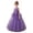 Purple, variant on MAIHAN Girl Dress for Wedding Pageant Tulle Ball Gown Prom Kids Princess Birthday Party Bridesmaid Maxi Dresses(Pink,11-12 Years)