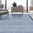 thumbnail image 2 of Striped Tonal Area Rug Blue Tones 8'6" X 11'6" 9' x 12' Living Room,Bedroom,Dining Room, 2 of 5