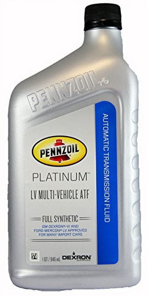 pennzoil platinum lv multi-vehicle atf synthetic transmission fluid