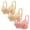 Beige, variant on Ltctricy 3PC Women's No Underwire Bras Push up Full Coverage Bralettes Comfortable Wireless Everyday Bras