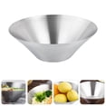 thumbnail image 5 of 1 por ciento de fideos de acero inoxidable Tazón Silver Food Siring Walet Bowl Catavol T váima, 5 of 5