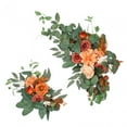 thumbnail image 2 of 2x Wedding Arch Flower Swag Handmade Decorative Artificial Flower Arch Decor for G, 2 of 9