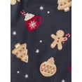 thumbnail image 3 of The Children's Place Men's Christmas Long Sleeve Gingerbread Cotton Henley PJs, Sizes XS-XXXL, 3 of 4