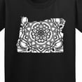 thumbnail image 4 of Inktastic Oregon Silhouette Mandala Youth T-Shirt, 4 of 5