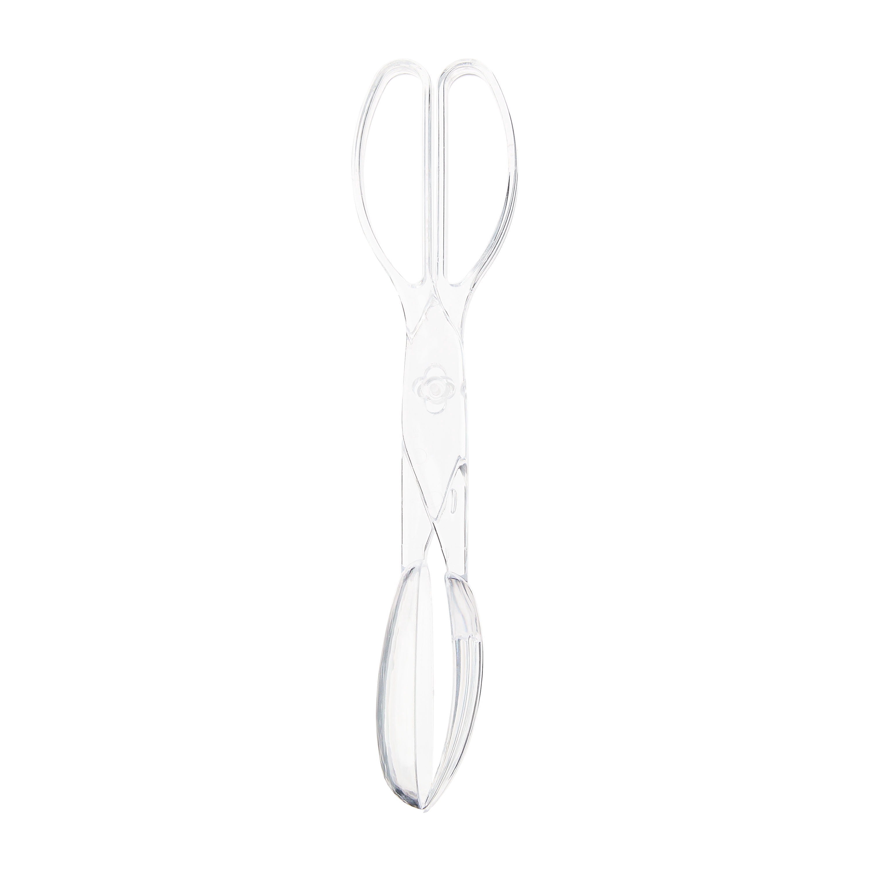 11 IN Clear Plastic Salad Tongs, by Way To Celebrate