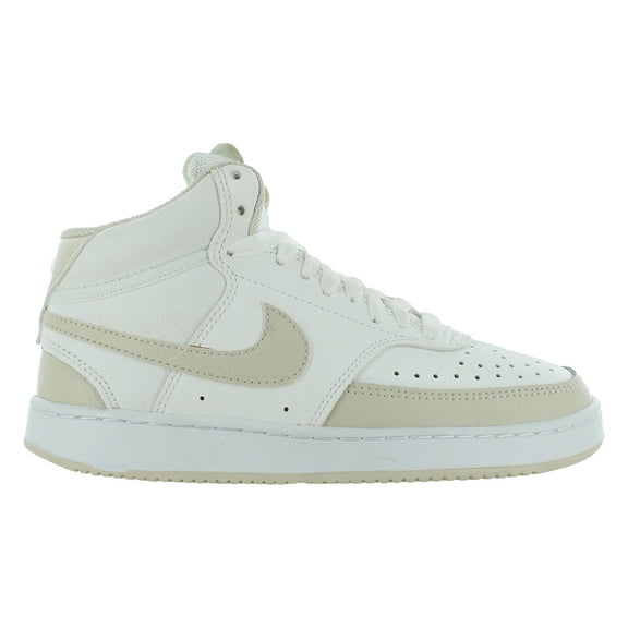 Nike Court Vision Mid Womens Shoes Size 11, Color: Summit White/Orewood Brown
