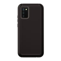 Open Box onn. Rugged Phone Case for Samsung Galaxy A02s, Black
