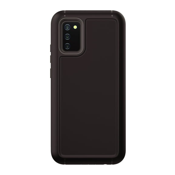 Open Box onn. Rugged Phone Case for Samsung Galaxy A02s, Black