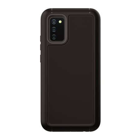 onn. Rugged Phone Case for Samsung Galaxy A02s - Black