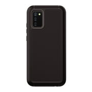 onn. Rugged Phone Case with Built-in Antimicrobial Protection for SAMSUNG Galaxy A02s, Black