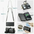 thumbnail image 2 of TECH CIRCLE for Samsung Galaxy S25 Ultra Case, Women men Multi-Function Wallet Case with Stand RFID Blocking Featuring Magnetic Closure Zipper S Pen Holder includes Shoulder Strap Wrist Strap,Black, 2 of 7
