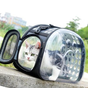Space Sacs transparents Capsule, Sac à dos de transporteur de carat Paquet de transport d'animaux de compagnie Portable Carnet de transport de chats Performance inégalée