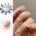 thumbnail image 4 of EeaseCA 5pcs Creative French Manicure Molding Templates Fingernail Making Templates, 4 of 7