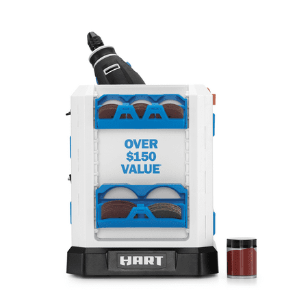 HART TableTop™ 95-Piece Rotary Accessory Carousel for Rotary Tools