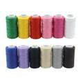 thumbnail image 2 of Carretes de hilo de coser Macarena 12 Uds 12 colores poliéster 383 yardas surtido para acolchado coser, 2 of 8