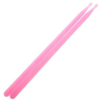 WRITWAA 1Pair Glow in The Dark Pink Drumsticks for Jazz Drum Set with Ergonomic Grip