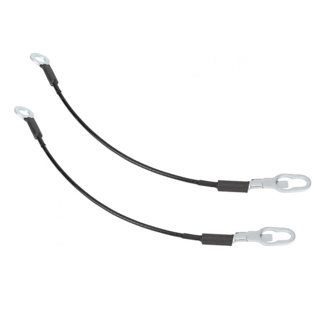 2PCS Tail Gate Cables, Black Anti-rust Truck Tailgate Cables, Car For Truck
