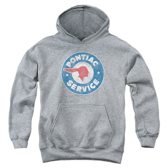 Pontiac - Vintage Pontiac Service - Youth Hooded Sweatshirt - Small
